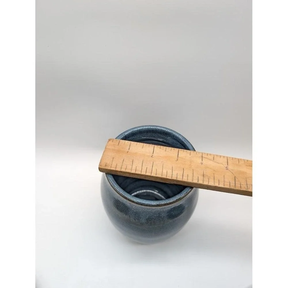 Handmade Studio Art Pottery Stoneware Vase 6